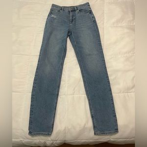 American Eagle Mom Jean (Size 0 Long)